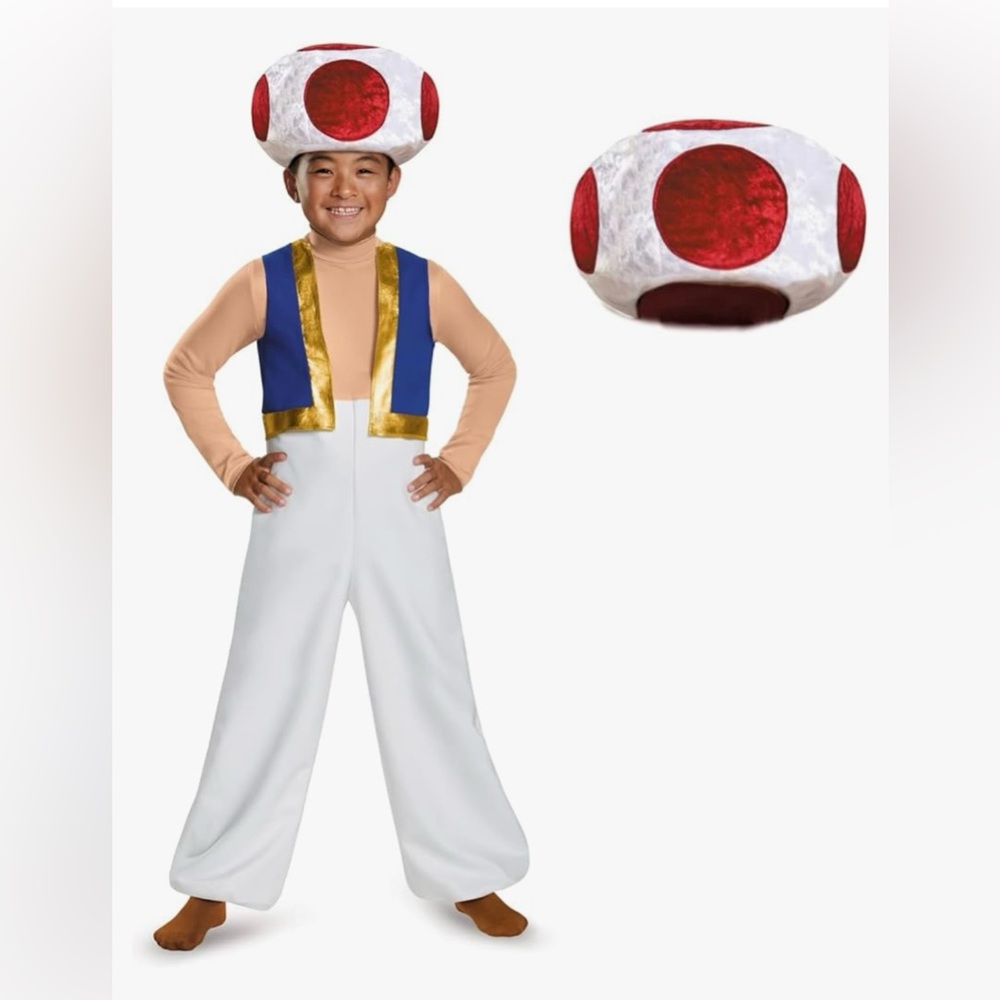 TOAD SUPER MARIO COSTUME